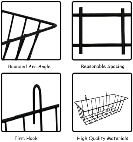 Rabbit Hay Feeder Rack Guinea Pig Hay Dispenser for Cage Hanging Metal Feeder Small Animals Hay Holder Manger for Rabbits Guinea Pigs Chinchillas Ferrets (Black - 2 in a Group)
