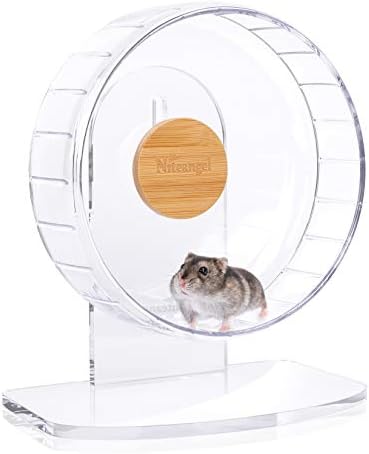 Niteangel Super-Silent Hamster Exercise Wheel: Quiet 8.2 inch Running Wheel