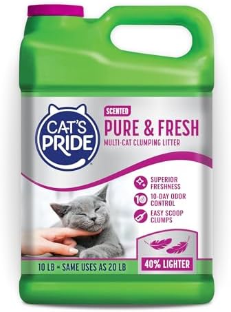 Cat's Pride Pure & Fresh Scented Clumping Litter 10lb