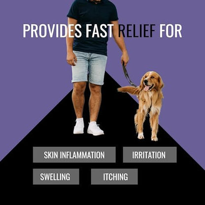 NOVEHA 1% Hydrocortisone Spray for Dogs, Cats, Horses – (3 x 120mL)