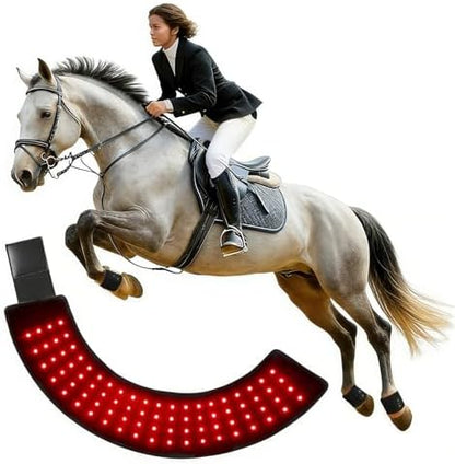 Red Light Therapy for Horses Hoof, 660nm＆850nm, Portable Wearable Pet Infrared Light Therapy Wraps, 4 Modes, Rechargeable & Easy to Clean