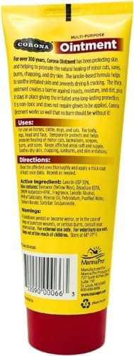 Corona Ointment for Horses | Lanolin-Based Formula Helps Sooth Irritation | 7 Ounces | Pack of 2