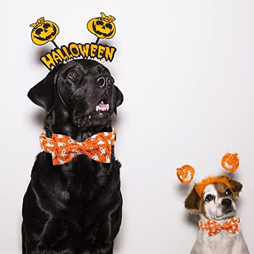 Lionheart Glory Halloween Dog Collars - Adjustable Heavy Duty Bowtie Collar for Medium Dogs