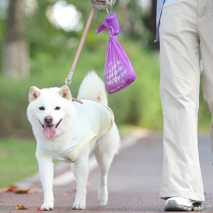 Dog Poop Bags with Handles & Holder, 108 Count, Lavender Scented