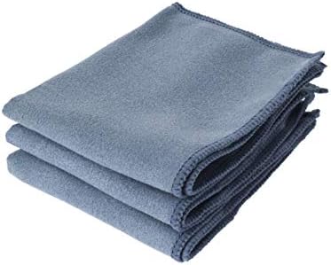 ECP Equine Comfort Products Microfiber Tack Cleaning Towels, Lifts Dirt, Dust & Sweat from Saddles, Bridles & Girths, Polishes Metal & Boots, Chemical-Free Leather Care, for Shows & Daily Use, 3-Pack