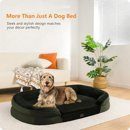Orthopedic Waterproof XXX-Large Dog Bed Sofa, Gel Memory Foam, 53"