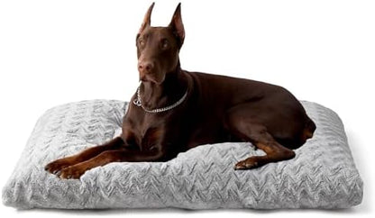 EHEYCIGA Washable XL Dog Beds Large Sized Dog, 44x32 Inch Pet Bed, Grey