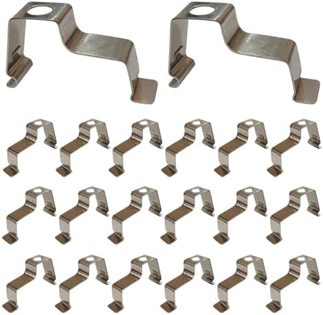 Water Nipples Clip for Rabbit Rat Hamster Ferrets Other Rodent Small Animals (20Pcs,Stainless Steel)