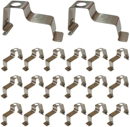 Water Nipples Clip for Rabbit Rat Hamster Ferrets Other Rodent Small Animals (20Pcs,Stainless Steel)