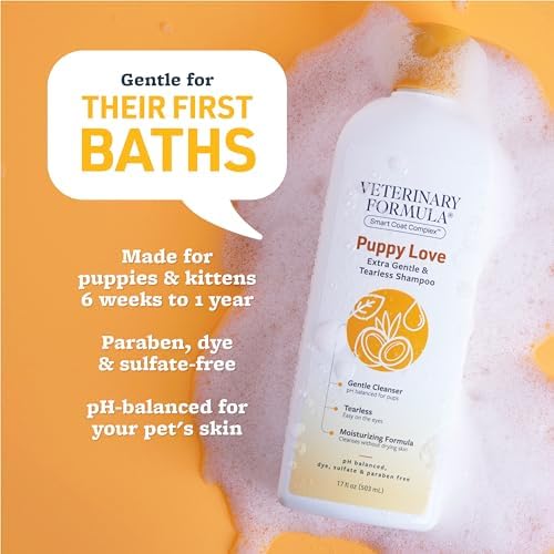 Veterinary Formula Puppy Love Tearless Shampoo for Dogs, 17oz