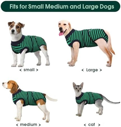 Kuoser Recovery Suit for Dogs Cats, Soft Dog Surgery Suit Female Male Spay