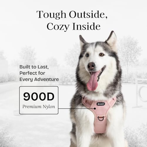 Fei & Eve Tactical Dog Harness, No Pull Dog Vest with Magnetic Buckle