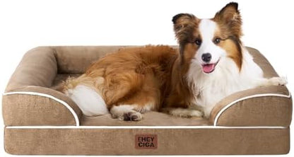 EHEYCIGA Orthopedic Dog Beds Large Sized Dog, Waterproof Washable Pet Bed