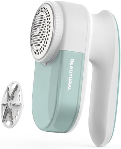 BEAUTURAL Fabric Shaver and Lint Remover, Portable Sweater Defuzzer