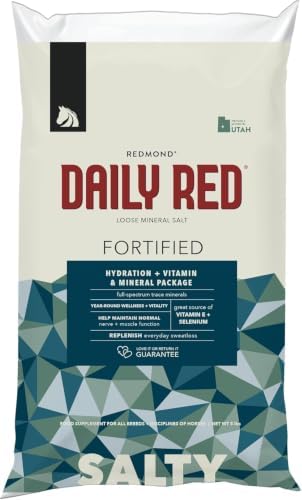 Daily Red Complete Wellness, Fortified Mineral Mix Supplement for Horses, 25lb Refill Bag