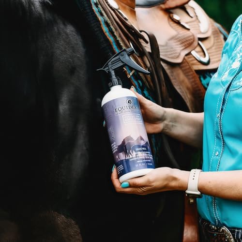 EQUIDERMA The Original Aloe Herbal Horse Spray 32oz – All-Natural Formula with Aloe & Essential Oils – Eco-Safe Protection, No Residue, Fresh Herbal Scent