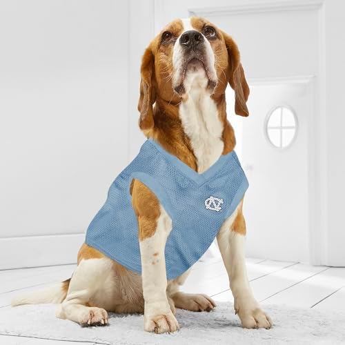 Pets First NCAA North Carolina Tar Heels Basketball Jersey for Dogs & Cats, Medium - Licensed North Carolina Tar Heels Pet Tank Jersey (UNC-4020-MD)