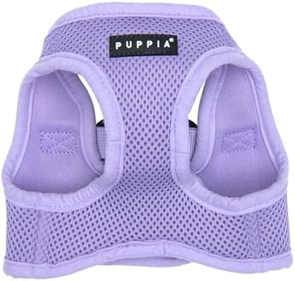 Puppia Soft Vest Dog Harness Step-in Padded Mesh No Choke No Pull Comfortable Walking Running Training for Small Medium Large Dogs, Violet, Large
