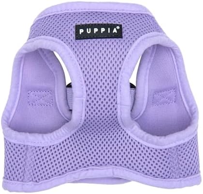 Puppia Soft Vest Dog Harness Step-in Padded Mesh No Choke No Pull Comfortable Walking Running Training for Small Medium Large Dogs, Violet, XXX-Large