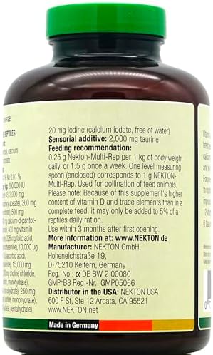 Nekton Multi-Rep Vitamin and Minerals for All Reptiles 300gm / 10.58oz