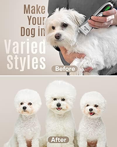 oneisall Dog Clipper for Small and Large Dogs Cats Silver