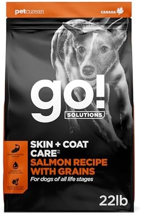 Go! Solutions Skin + Coat Care Salmon Dry Dog Food, 22 lb