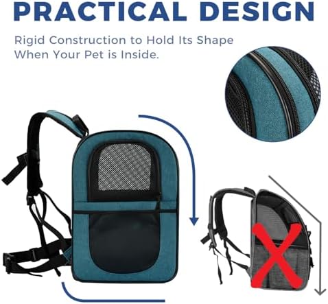 Apollo Walker Cat Carrier Backpack for Small Dogs and Cats Up to 18 lb