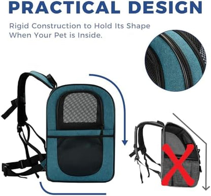 Apollo Walker Cat Carrier Backpack for Small Dogs and Cats Up to 18 lb