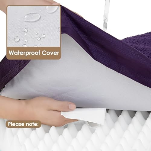 EHEYCIGA Orthopedic Dog Bed Extra Large with Removable Washable Cover, 41IN