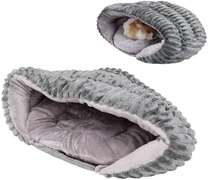 Buachois Cat Cave Bed Self Warming Semi Closed Soft Washable Pet Nest