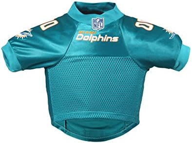 Littlearth NFL Miami Dolphins Premium Pet Jersey, Team Color, X-Small