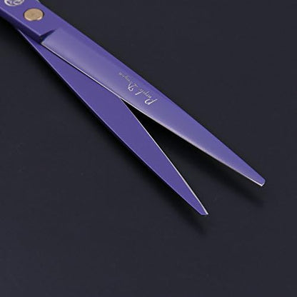Purple Dragon 8.0 inch Professional Dog Grooming Hair Cutting Scissor-Set