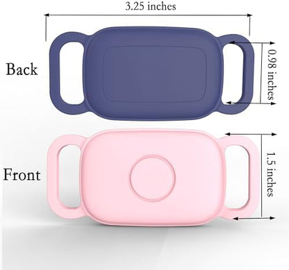 [2 Pack] Dog Collar Holder Case for Tile Pro 2024 Tracker