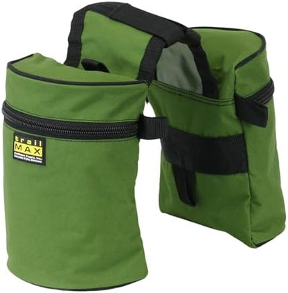 TrailMax Horse Horn Bags for Trail Riding – Medium & Large Western Saddle Horn Bags for Horses & Mules, Insulated Trail Gear with Secure Fit & Grab-and-Go Liners, Medium, Olive
