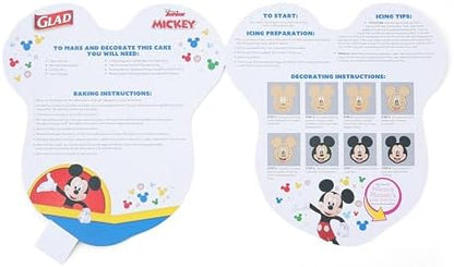 Disney Glad Mickey & Minnie Molded Aluminum Pan, 11.6 x 10.7 Inch, 2 Count