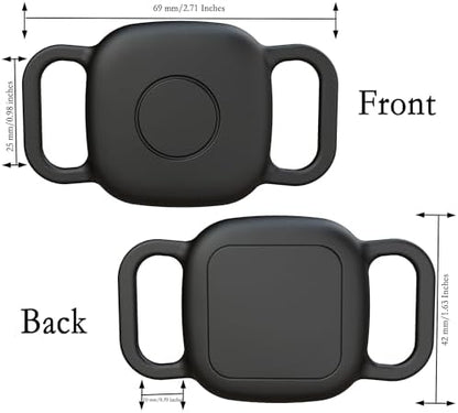 Waterproof Dog Collar Holder Compatible with Life360 Tile Mate [2024] 2022 Tracker, Durable Soft Silicone Case for Cat Pet Necklace, Full Body Covered Protective Cover Accessories for Anti-Lost GPS