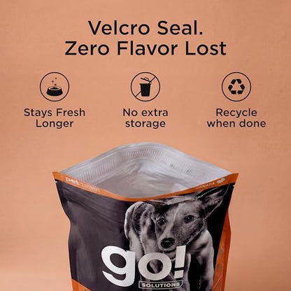 Go! Solutions Skin + Coat Care Salmon Dry Dog Food, 3.5 lb