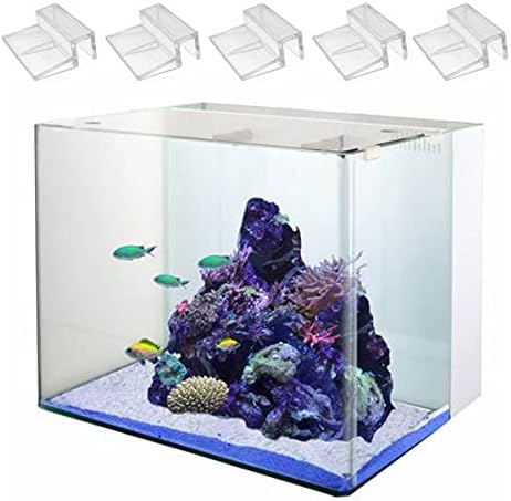 Rimless Aquarium Lid Clips 5mm Thick Acrylic 20 Pieces