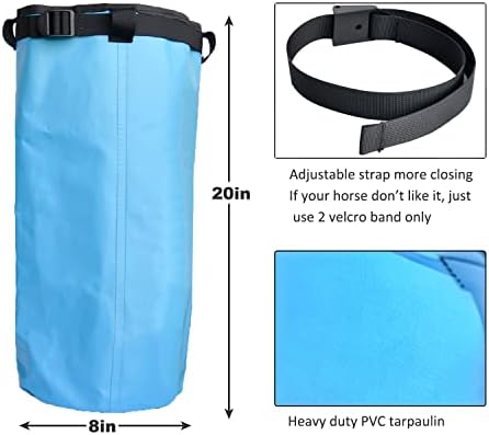 yeezo Horse Hoof Soaking Boot Hooves Soaker Bag for Treating Common Hoof Ailments with EVA Pad