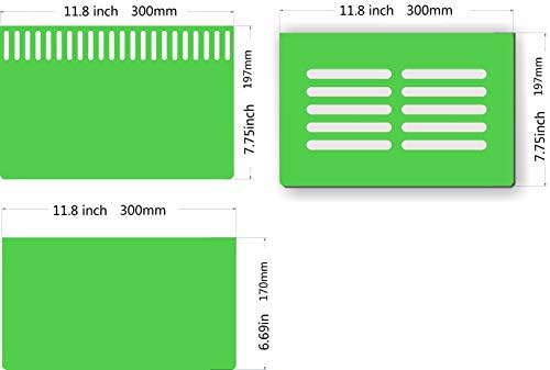 Bubblefin Aquarium Sump Refugium DIY Kit for Protein Skimmer Sump - Chamber dividers (20 Gal-Green)