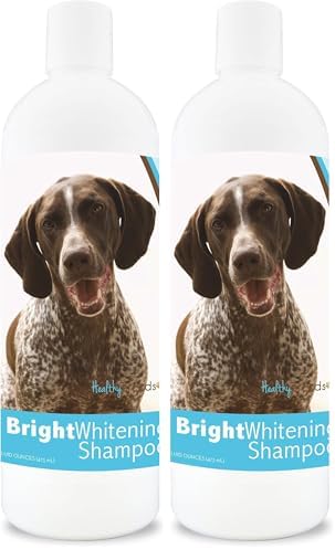 Healthy Breeds German Shorthaired Pointer Bright Whitening Shampoo 12 oz (Pack of 2)