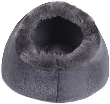 Cat Small Dog Cosy Bed Pets Igloo Bed Hideout Cave, Cushion Washable