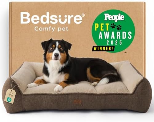 Bedsure SupportMax™ Extra Thick Orthopedic XL Dog Bed for Extra Large Dogs