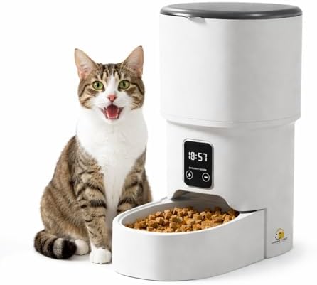 Automatic Pet Feeder for Cats & Dogs, 4L