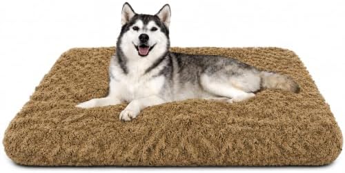 Dog Bed Large Size, Plush Washable Pet Bed Mat, Dog Crate Bed 41"x27"