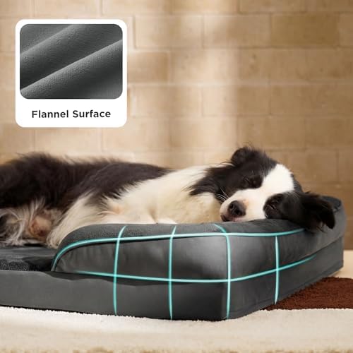 Bedsure Orthopedic Dog Beds Large Sized Dog with Removable Washable Cover