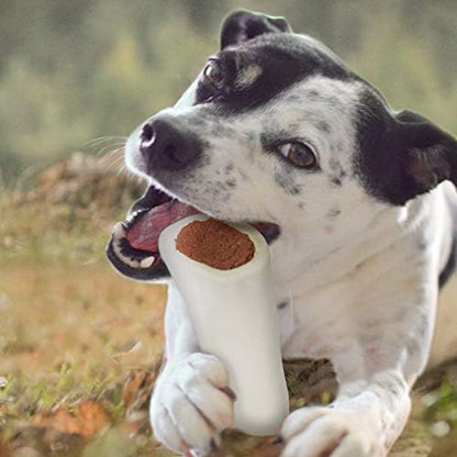 Cadet Stuffed Shin Bone for Dogs - Long-Lasting Chicken Flavored Dog Chew Bone for Aggressive Chewers - Supports Dog Dental Health, Large (1 Count) (Pack of 2)