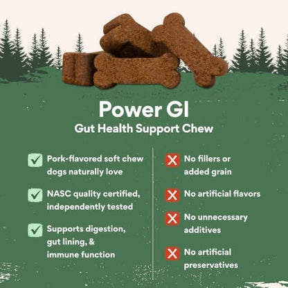 Chuck Norris Power GI Probiotic Soft Dog Chews, 30 Ct