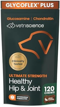 VetriScience Ultimate Strength Healthy Hip & Joint for Dogs, Duck, 120ct