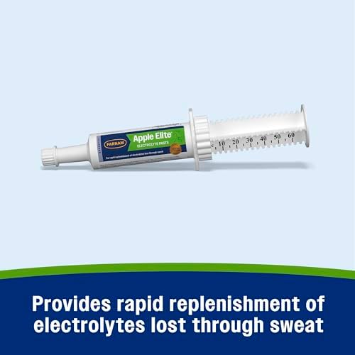 Farnam Apple Elite Electrolyte Paste Supplement for Horses, 60 cc Syringe